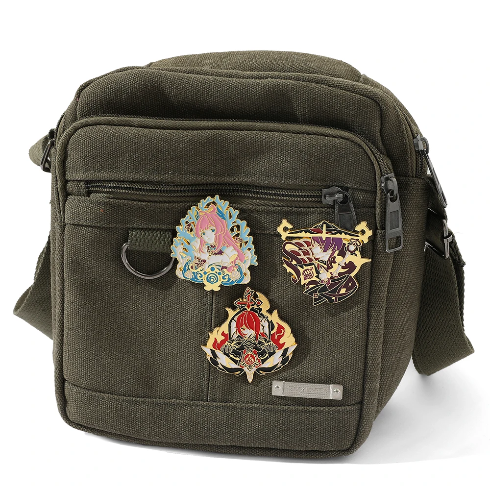 Агриппа игра Genshin ударопрочные броши значки заколки для рюкзаков Аниме Фигурка