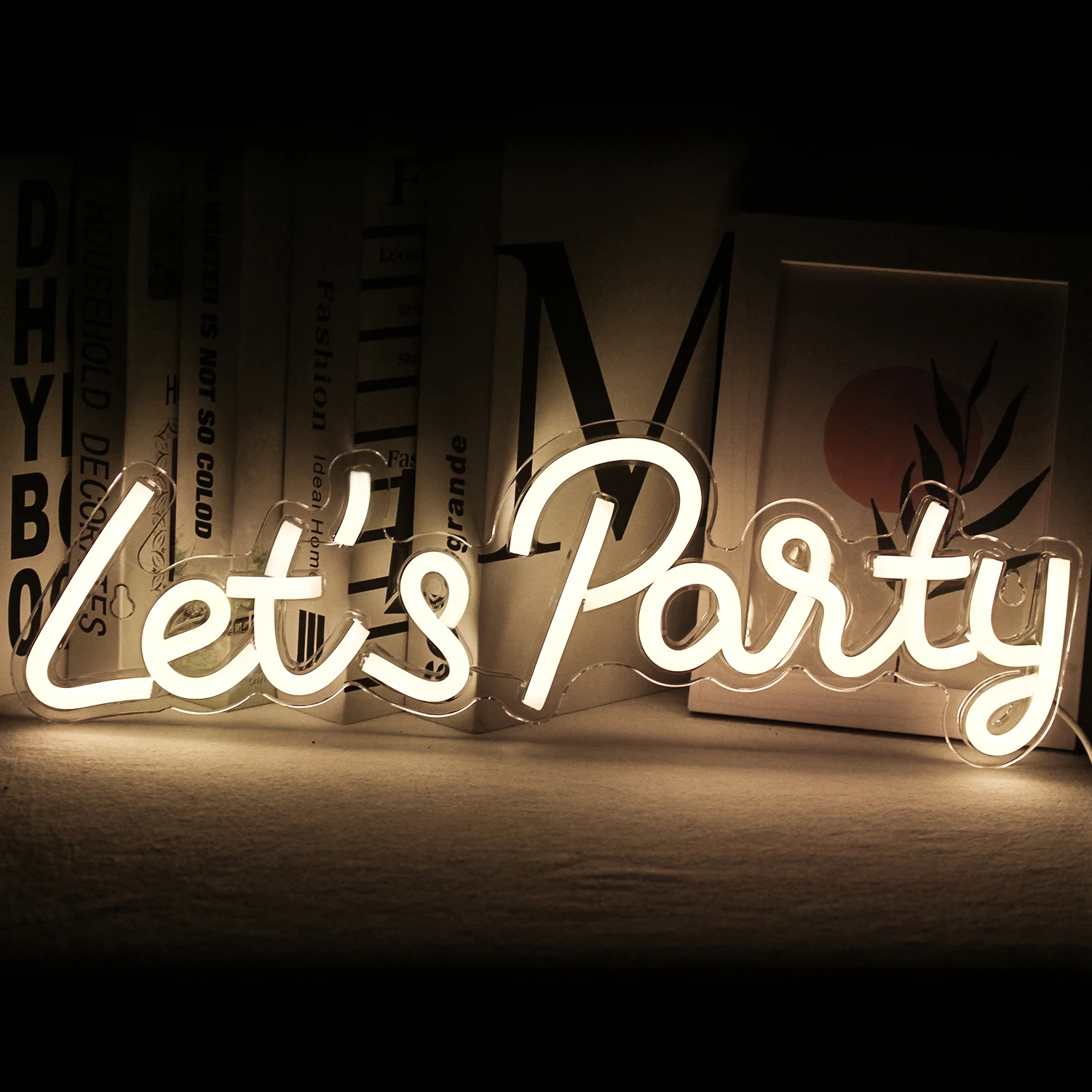 

Неоновая вывеска ineonlife "Let's Party"