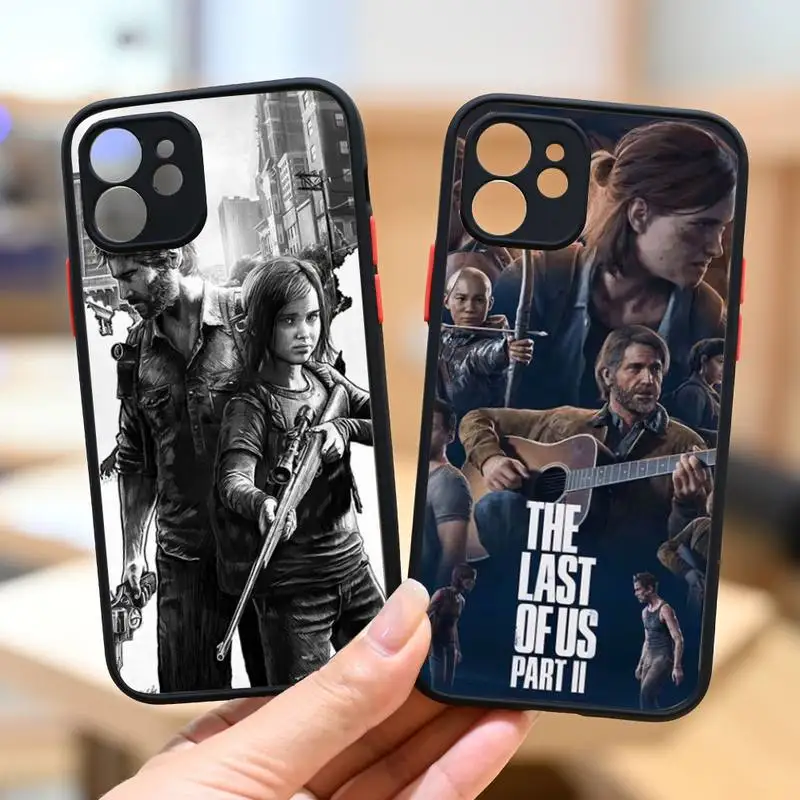 

The Last Of Us Part II game Phone Case matte transparent For iphone 7 8 11 12 13 plus mini x xs xr pro max cover