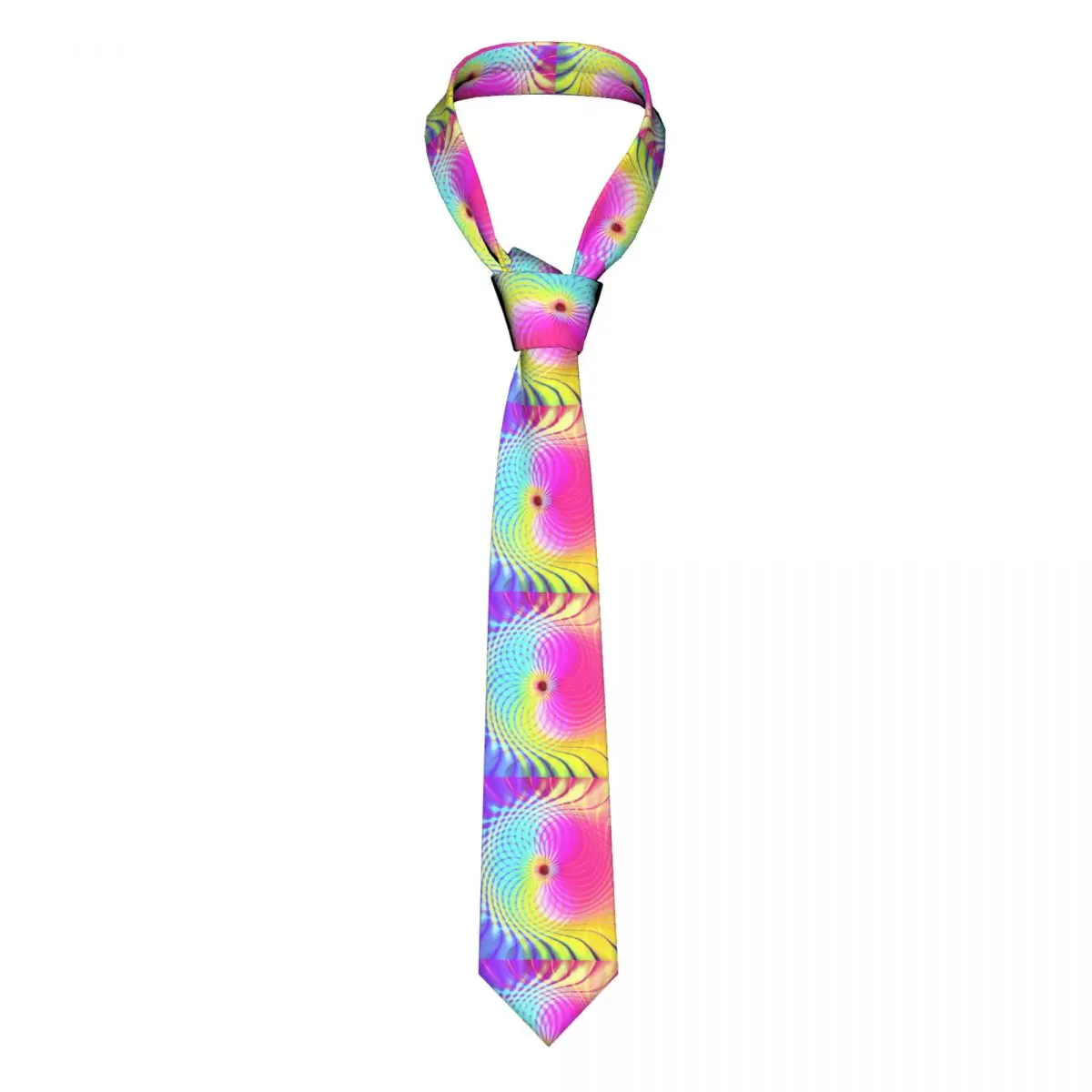 

Триппи хиппи галстук цвет зеленый и розовый для мужчин модный шейный галстук Подарочная блузка строгий полиэстер