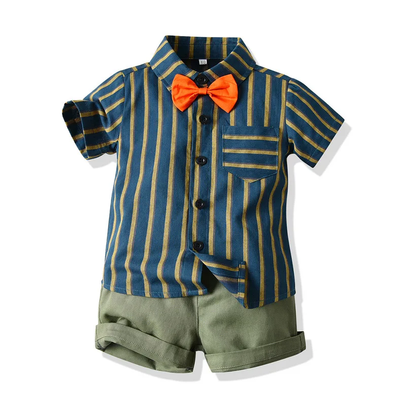 

Boy Summer Hawaii Sets Baby Clothes Children T Shirt Shorts Stripe Outfit Accessories Ropa De Bebe Stuff Conjunto Disfraz