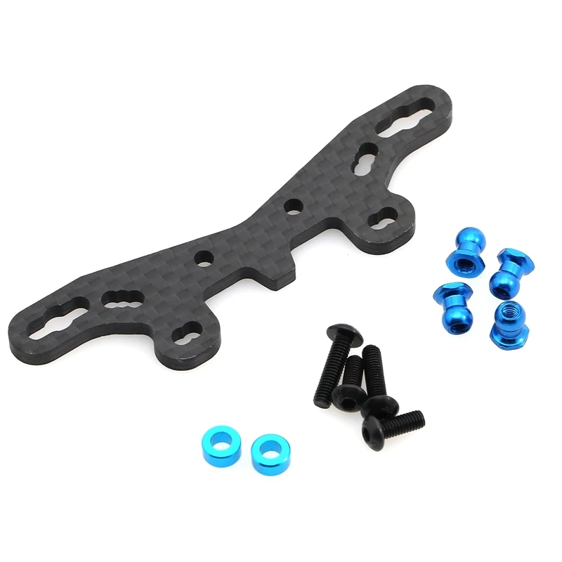 

1 Set Front Shock Mount Carbon Fiber Front Shock Mount Suitable For TAMIYA TT02S/SR 54632