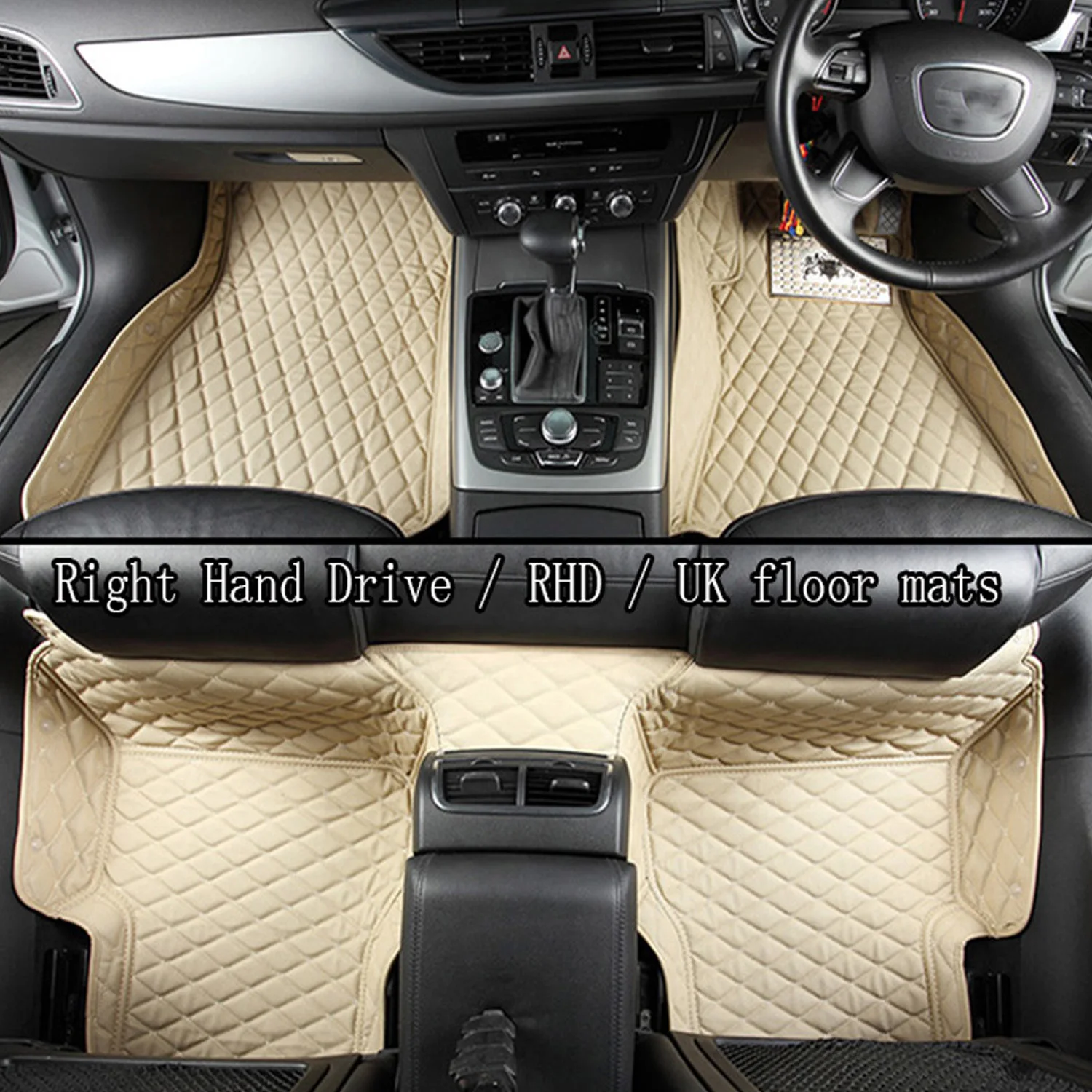 

Right hand drive / RHD / UK Car floor mats for Infiniti G G25 G35 G35X G37 G37X Q40 Q50 Q60 5D car-styling rugs accessories line