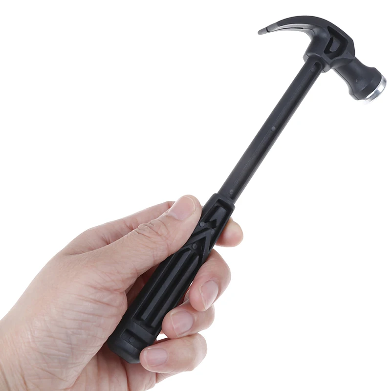 Plastic handle mini claw hammer woodworking nail puncher metal hammer tool
