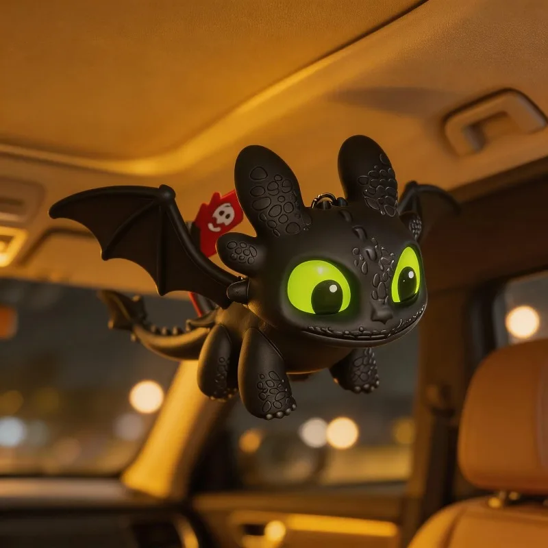 3D-фигурка черного дракона, автомобильное украшение, светодиодный светильник для приборной панели, автоаксессуары для интерьера автомобиля, подарок для мужчин (art.: 3920d9de73df2) - 3920d9de73df2