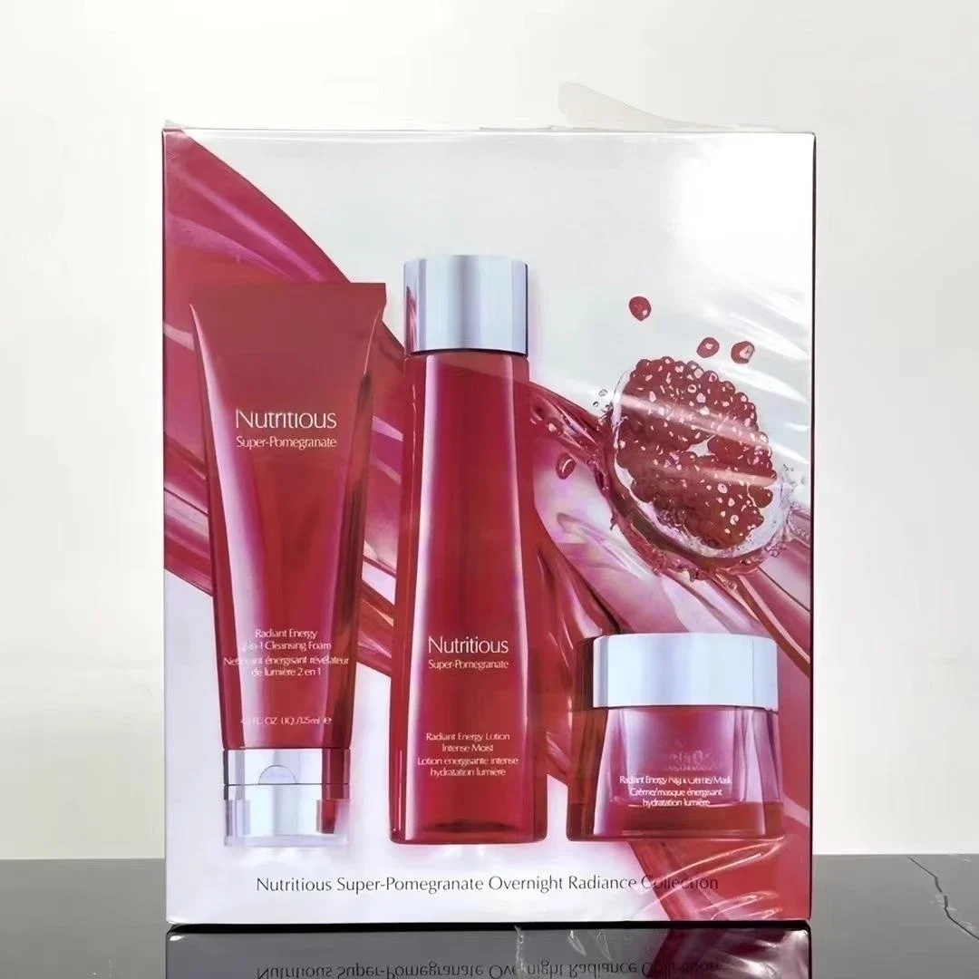 

Nutritious Super-Pomegranate Overnight Radiance Collection Cleansing Foam125ml+Lotion+Night Cream