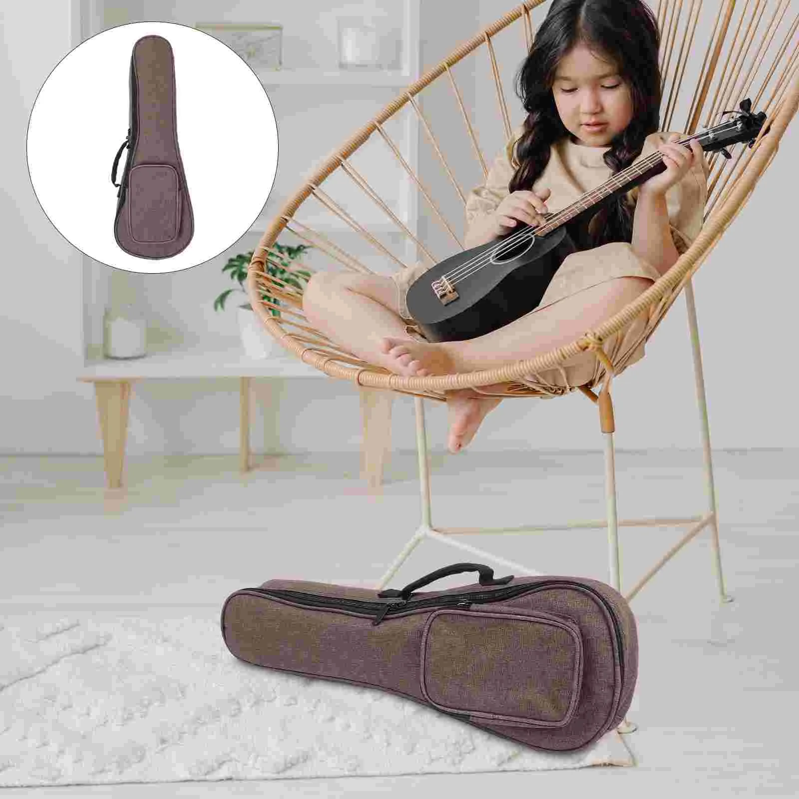 

Simple Ukulele Bag Creative Delicate Ukulele Case Waterproof Ukulele Holder
