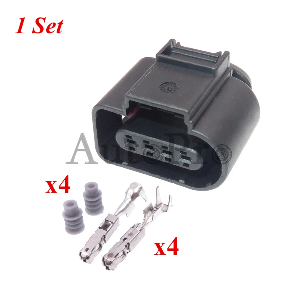

1 комплект 4 отверстия 8K0 973 704 8K0973704 1670592 автомобильный проводной кабель водонепроницаемый разъем для VW Skoda Audi Впускной датчик давления