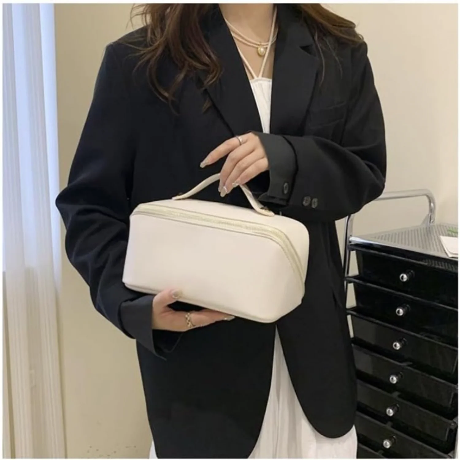 Косметичка большой емкости дорожная косметичка портативная водонепроницаемая