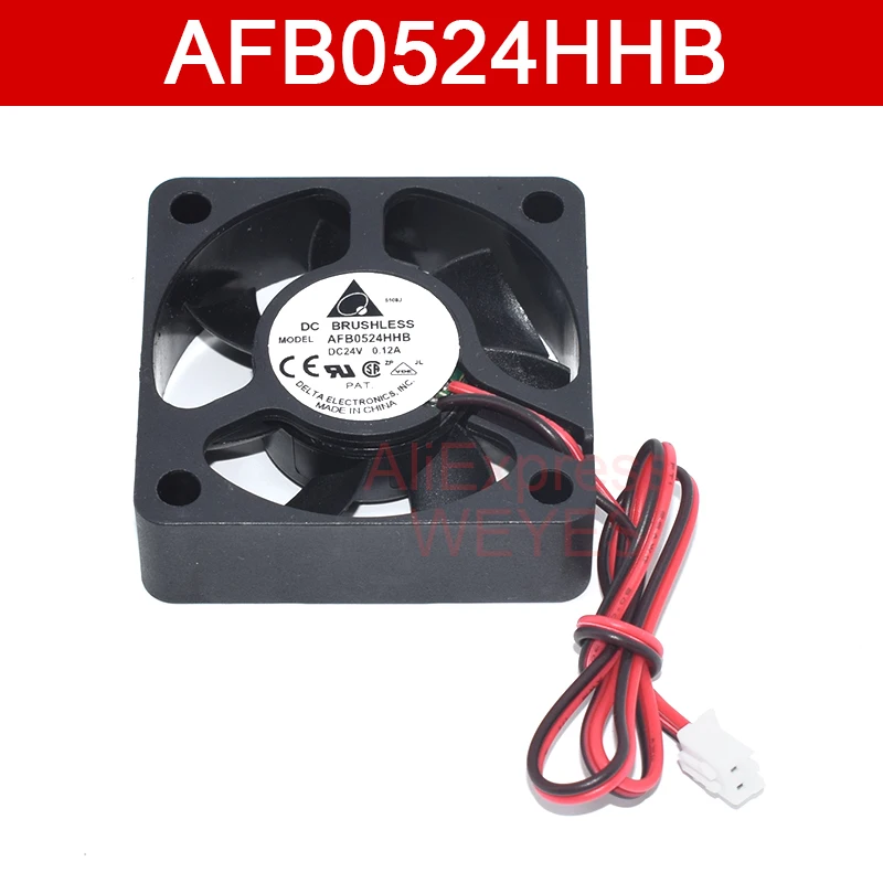 

Genuine new for AFB0524HHB DC24V 0.17A 2-wire cooling fan