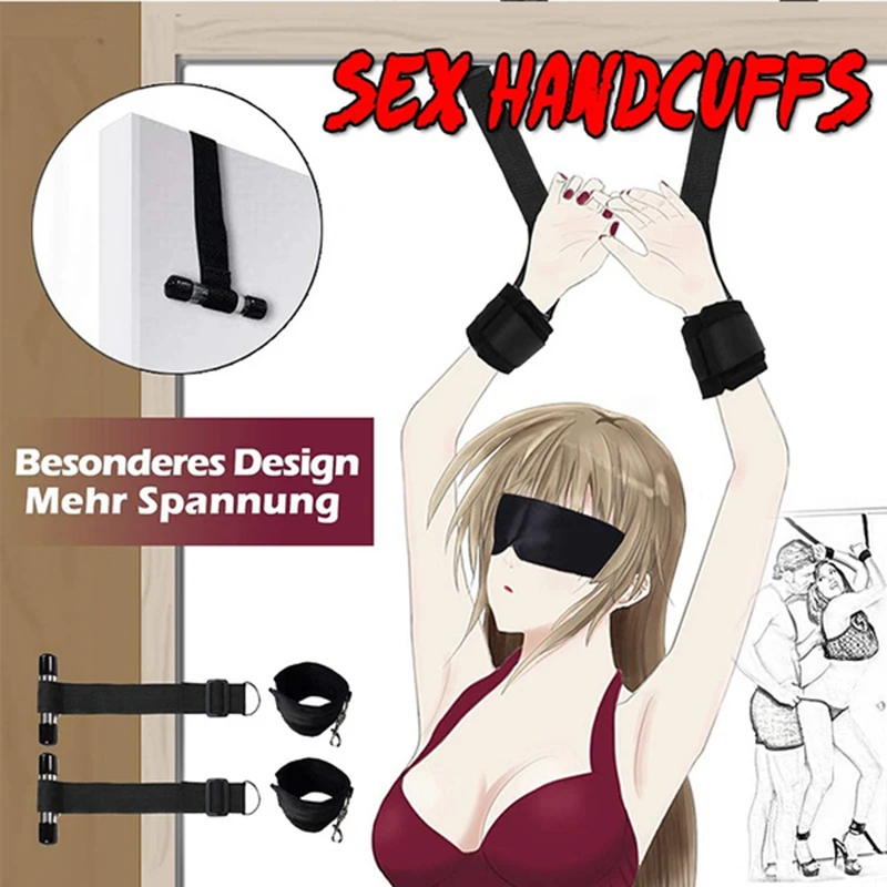 

Erotic Sex Toys For Women Shackles On The Door Couples Chastity Lock Handcuffs Flirting Fetish BDSM Sex Bondage Restraints Slave