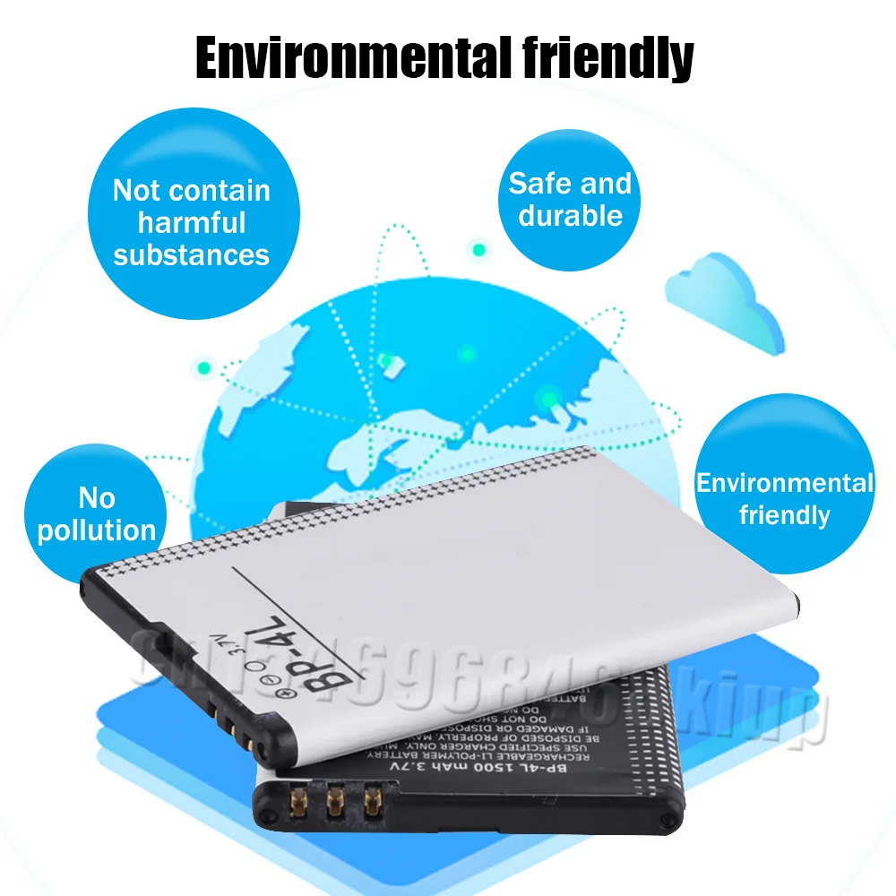 Литиевая аккумуляторная батарея для Nokia N97 E61i E63 E90 E95 E71 6650F N810 E72 E52 E55 |