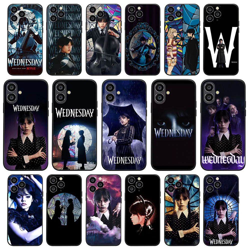 Матовый черный чехол для Tecno Spark POP 5 LTE 6 Air 7 8 GO 20 20C 30C Pro KD-39 W-ednesday Addams