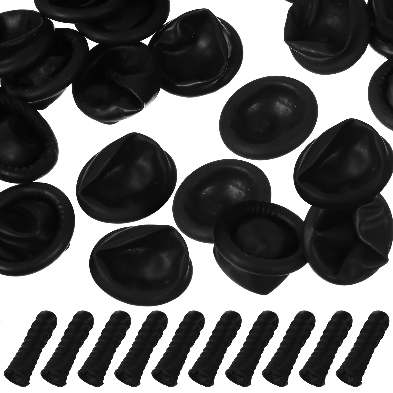 

100pcs Finger Sleeves Butyronitrile Finger Portable Finger Protecting
