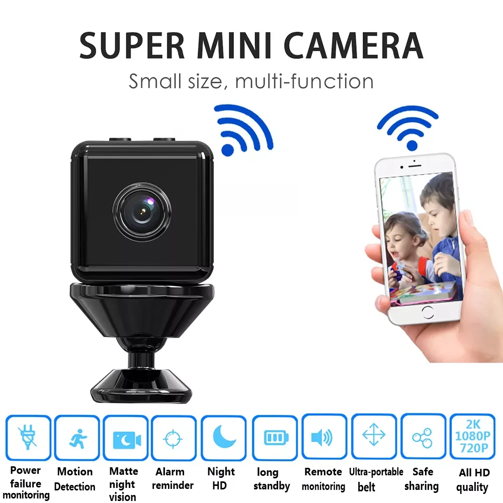 

NEW Camera HD WIFI Small Mini Camera Cam Video Sensor Night Vision Waterproof Shell Camcorder Micro Camera DVR Motion Recorder