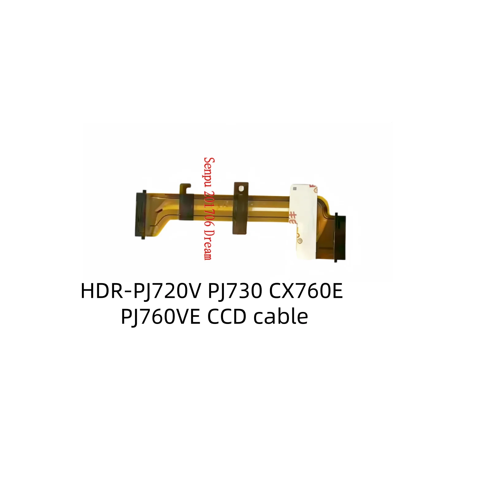 Фото Гибкий шлейф для подключения объектива камеры Sony HDR-PJ720V PJ730 PJ760VE CX760E, CMOS CCD датчик изображения, гибкий провод для Handycam C №3