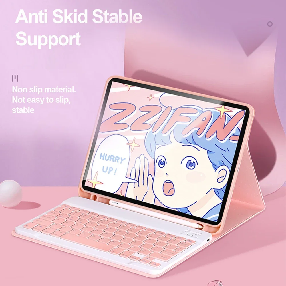 Магнитный чехол-клавиатура для iPad 10th 2022 9.7 10.2 7/8/9th Gen 10.5 Air 3 4 5 10.9 Pro 11 12.9 Smart Cover Magic