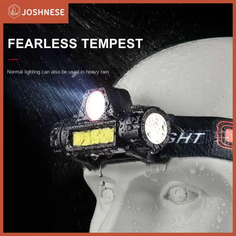

Far And Near Dual Light Source Led Head Lamp Ultra-light Protable Working Light Camping Lamp Head Flashlight 300m Long Range