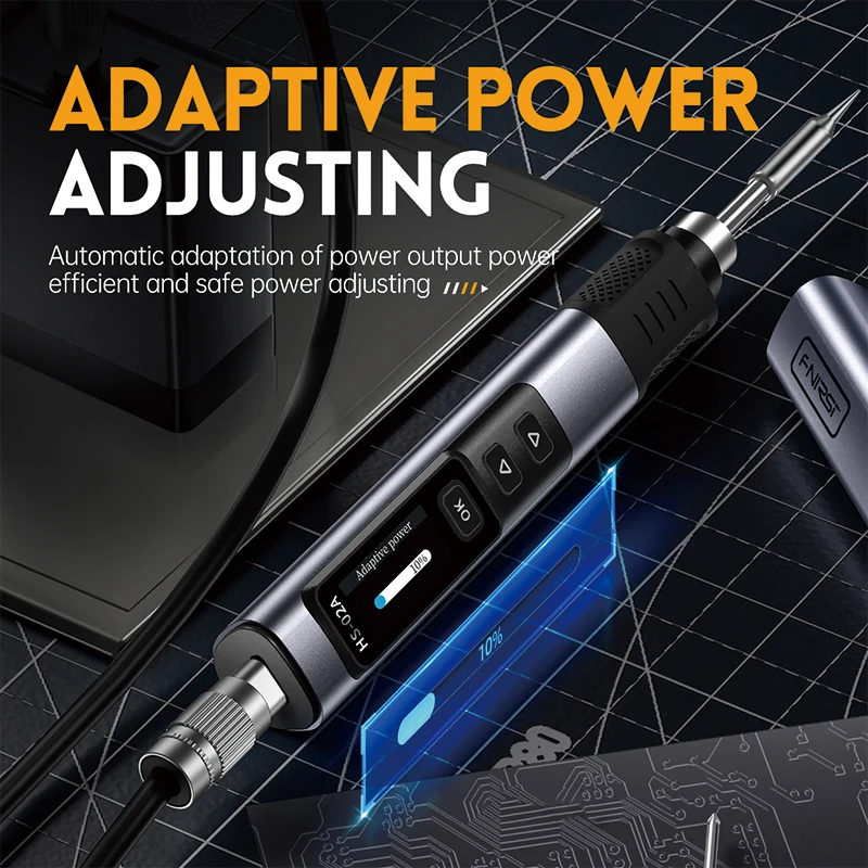 Портативный комплект паяльника FNIRSI HS-02 100 Вт