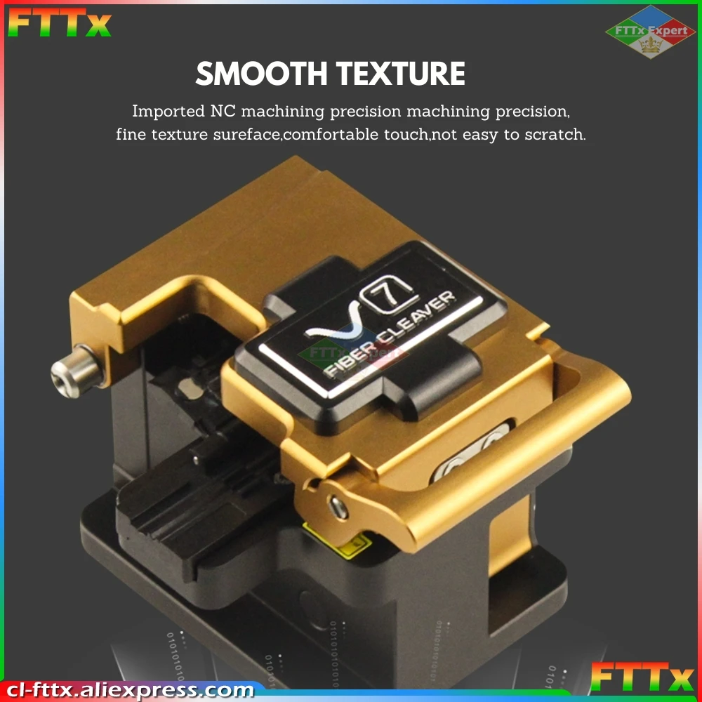 High Precision FTTH V7 for hot fusion Optical Fiber Cleaver cutter tool kit V7 fiber optic cutting tool