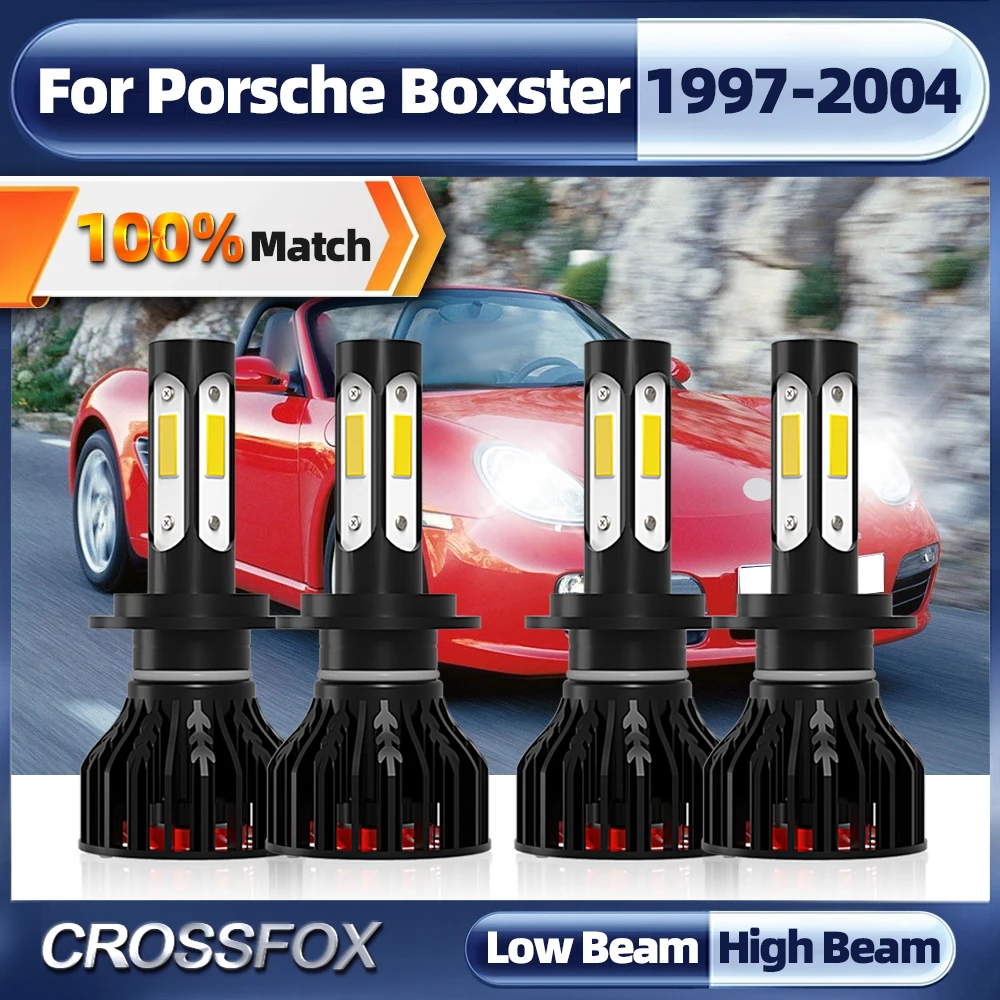 

H7 Canbus LED Headlight 240W 40000LM CSP Chips Car Lights Turbo Auto Lamp For Porsche Boxster 1997-1999 2000 2001 2002 2003 2004