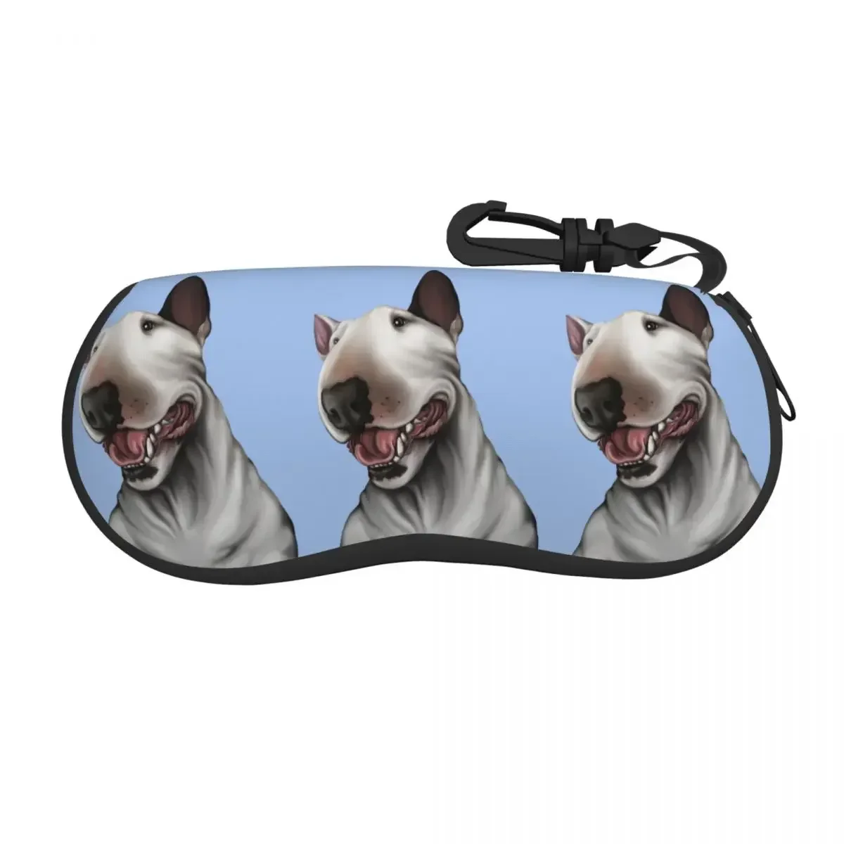 Чехол для очков с животными щенком бультерьером мамой мужчин и женщин мягкий