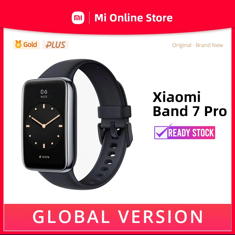 

Global Version Xiaomi Smart Mi Band 7 Pro Smartwatch with GPS Health & Fitness Activity Tracker High-Res 1.64" AMOLED Screen