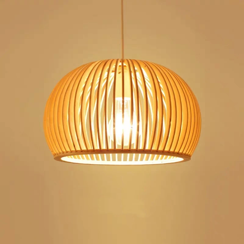 

Japan Style Pendant Lights Modern Bamboo Hanging Lamp For Living Room Bedroom Dining Room Loft Deocr E27 Luminaire Suspension