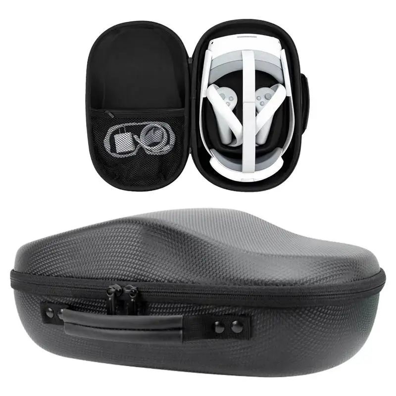 

Hard Carrying Suitcase Compatible With PICO4 VR Electronic Accessories Headset Bag With Handle For Travels Outings And Storage
