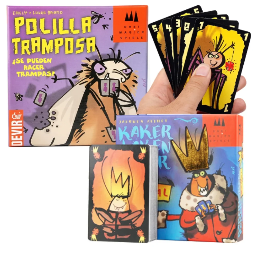 Mogel Motte Polilla Tramposa карточная игра Devir-моль-Дрянь/Королевский Xiaoqiang обманывающий моль