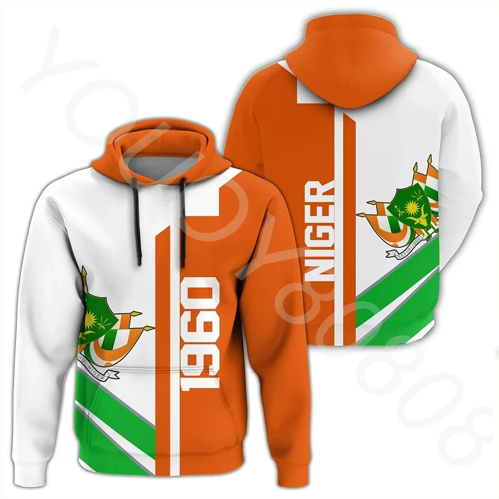 

African Clothing Niger Half Concept Pullover Hoodie New Autumn Men's Hoodie Casual Sweater Retro Harajuku Casual Clothing