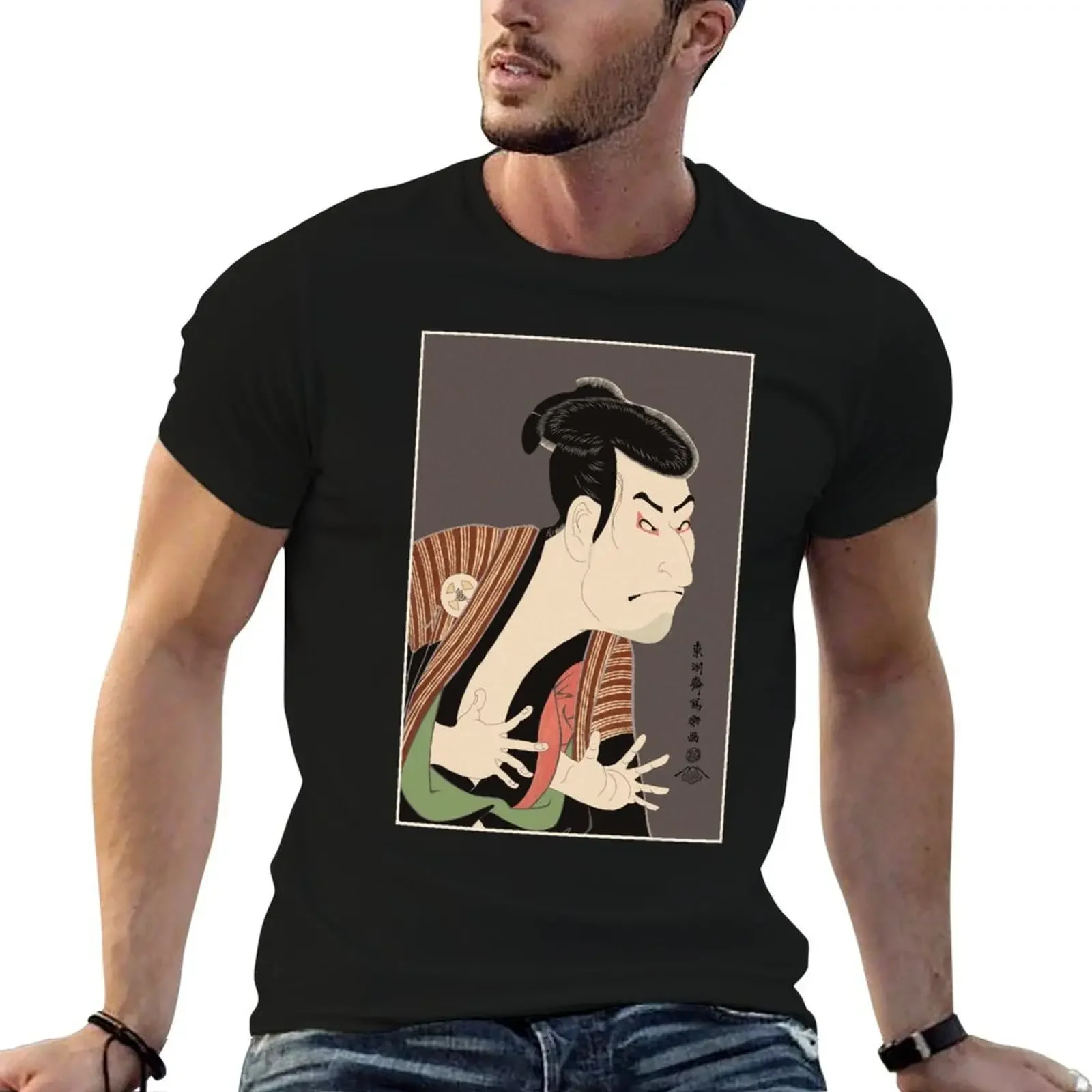 Футболка Kabuki Actor Otani O Hamp III футболки с рисунком рэпера уличная одежда винтажная