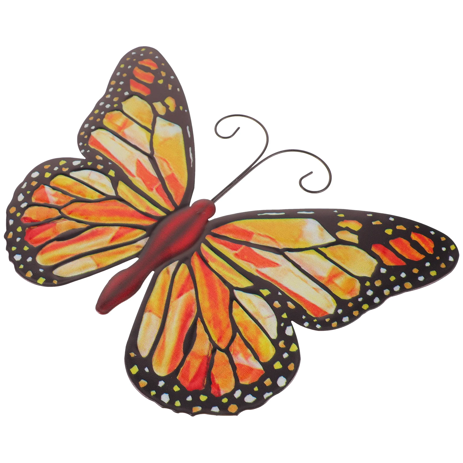 

Iron Wall Hanging Butterfly Wall-mounted Colorful Butterfly Decor Garden Wall Decoration