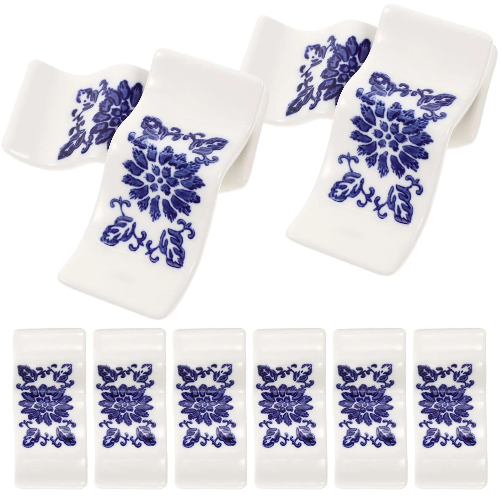 

Rest Chopstick Spoon Fork Chopsticks Holder Stand Holders Kitchen Ceramic Rests Utensil Tableware Chinese Porcelain Rack