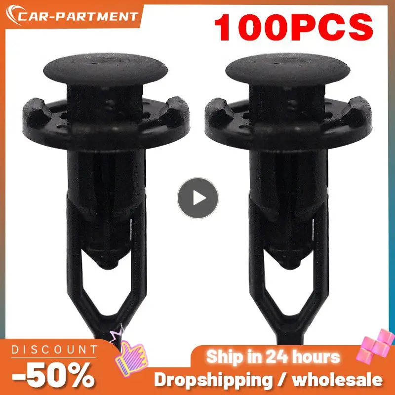 

Фиксатор крыла автомобиля HLESTProfessional 9 мм, пластиковые зажимы черного цвета для Toyota, Lexus, длина 28 мм