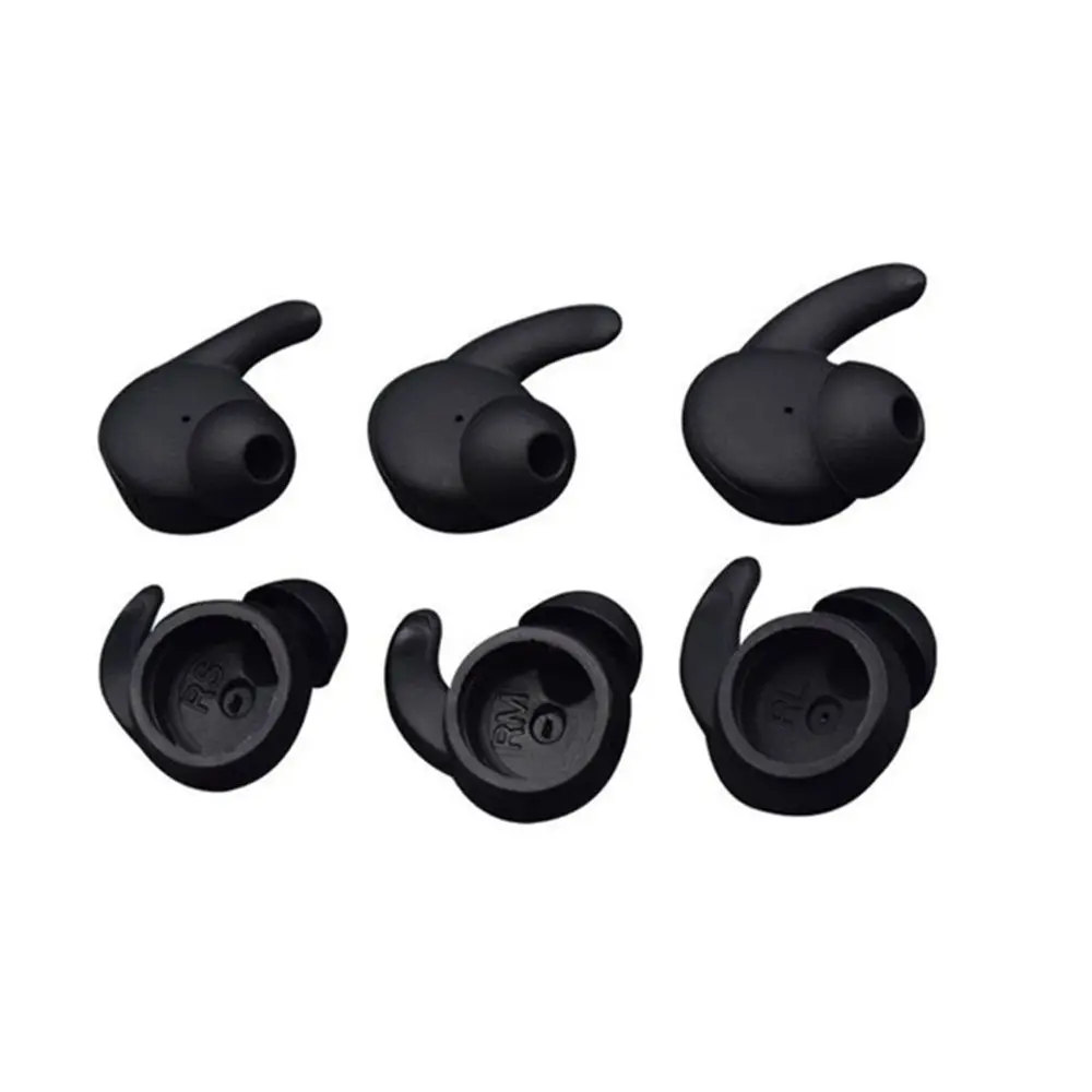 Hot Sale 3 Pairs Earbuds Tips Soft Silicone Cover Eartips for Huawei Honor xSport AM61 Bluetooth Headset Earpiece Ear Hook