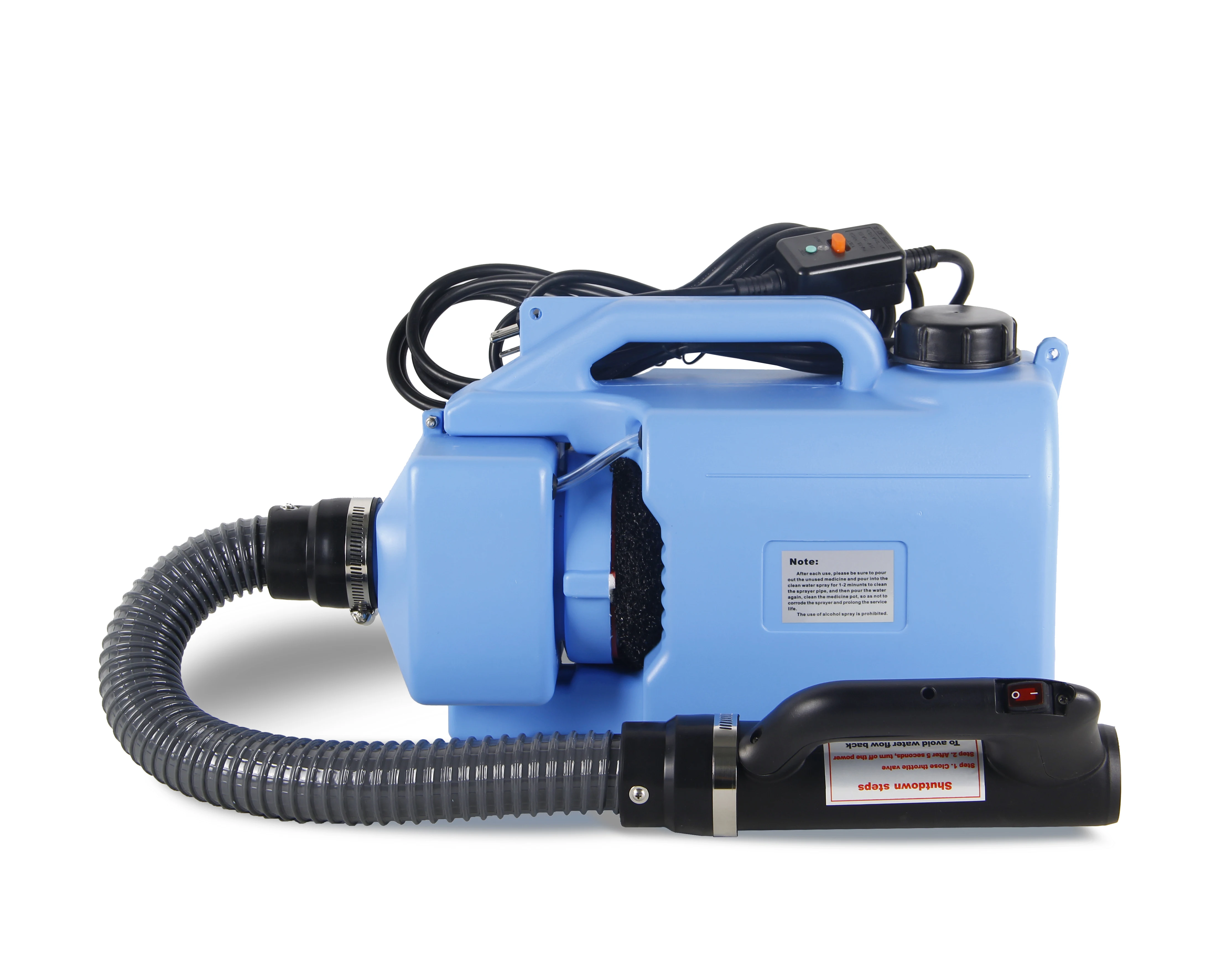

5L capacity PE Plastic Type Garden Usage ulv cold fogging fogger electric disinfection spray fog sprayer machine
