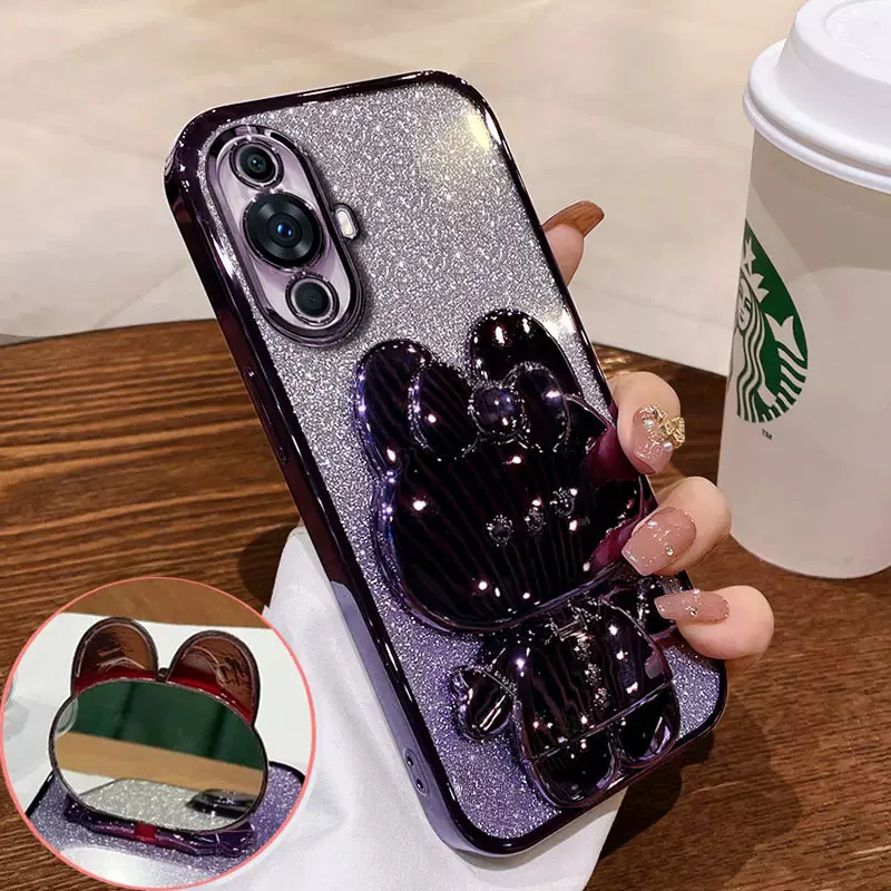 Роскошный чехол для Huawei Nova 11 блестящий чехол-подставка 12 10 SE pro Y72 Y70