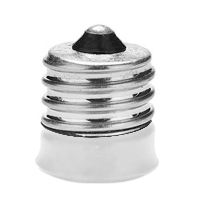 

E17 To E14 Lamp Socket Conversion Socket Small Screw Bulb Adapter Fixed Black White Practical Safety Classic New Style