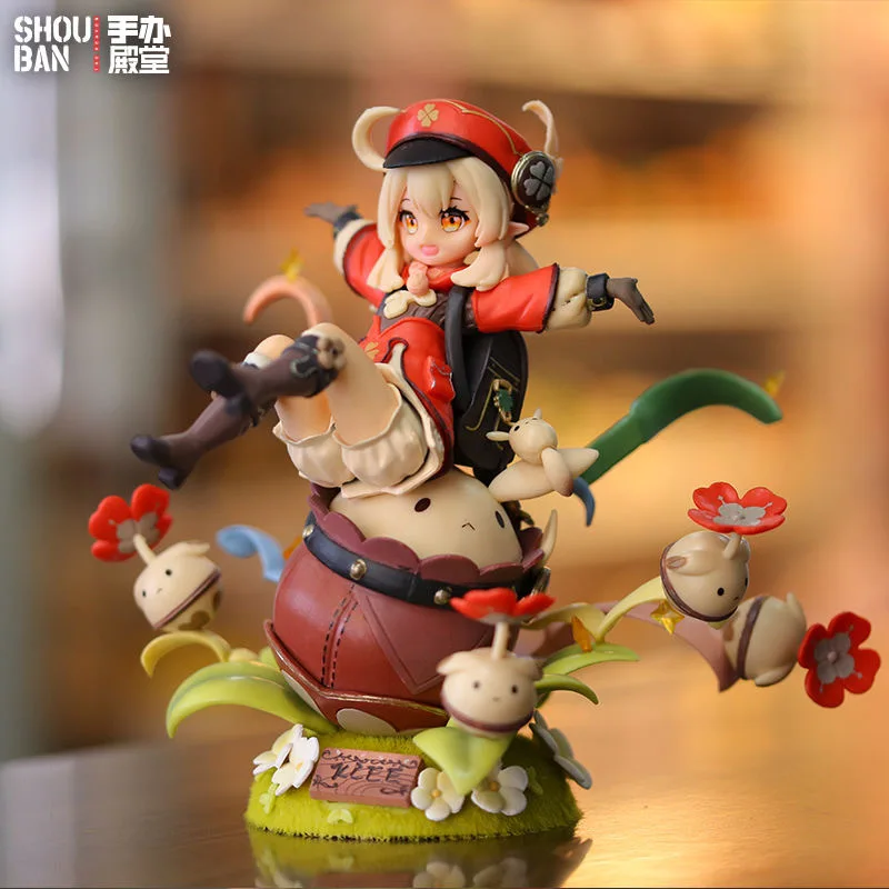 Genshin Impact Klee Ver фигурка Shenhe Paimon mondштатт Великолепная игрушка Искра ПВХ экшн-кукла