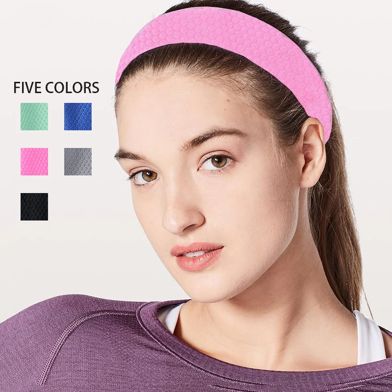 Bestmay Solid Sports Headband Elastic Hair Bands Running Fitness Yoga Headwear Female Male Stretch Wash Makeup Accessories Gift