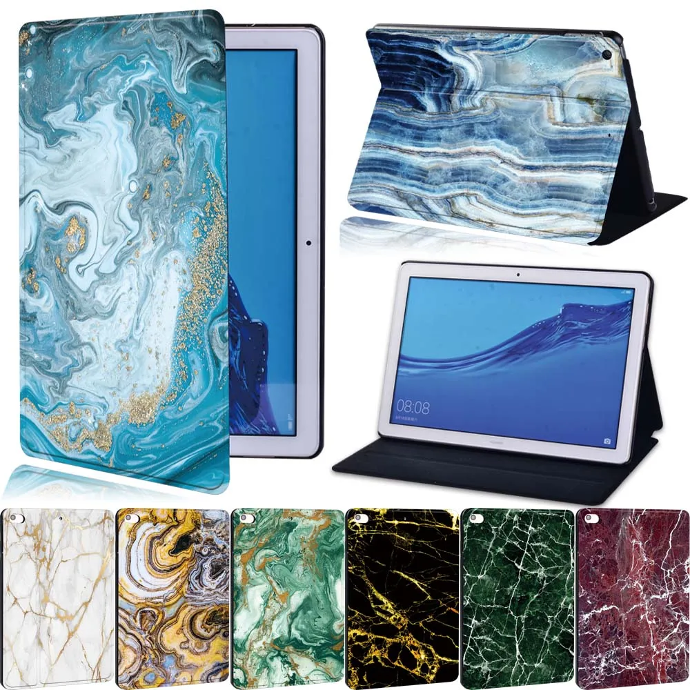 

Чехол для Huawei MediaPad T3 8,0 дюйма/T3 10 9,6 дюйма/T5 10 10,1 дюйма/M5 Lite 10,1 дюйма/M5 10,8 дюйма, модный кожаный чехол-подставка для планшета