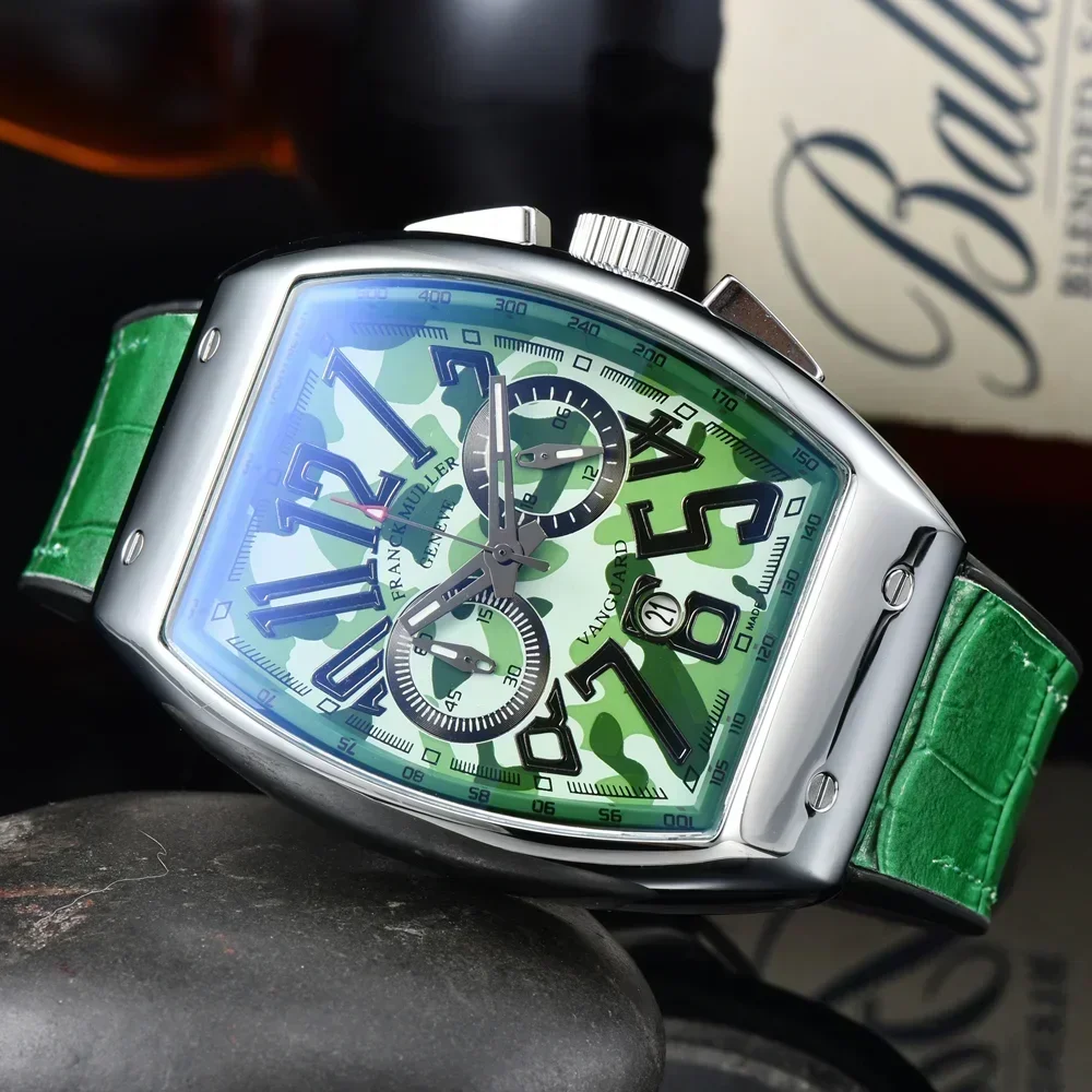 Распродажа AAA FRANCK MULLER брендовые Женевские часы для мужчин многофункциональные