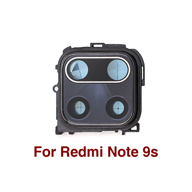 Новинка стеклянная крышка для объектива задней камеры Xiaomi Redmi Note9 + Задняя рамка