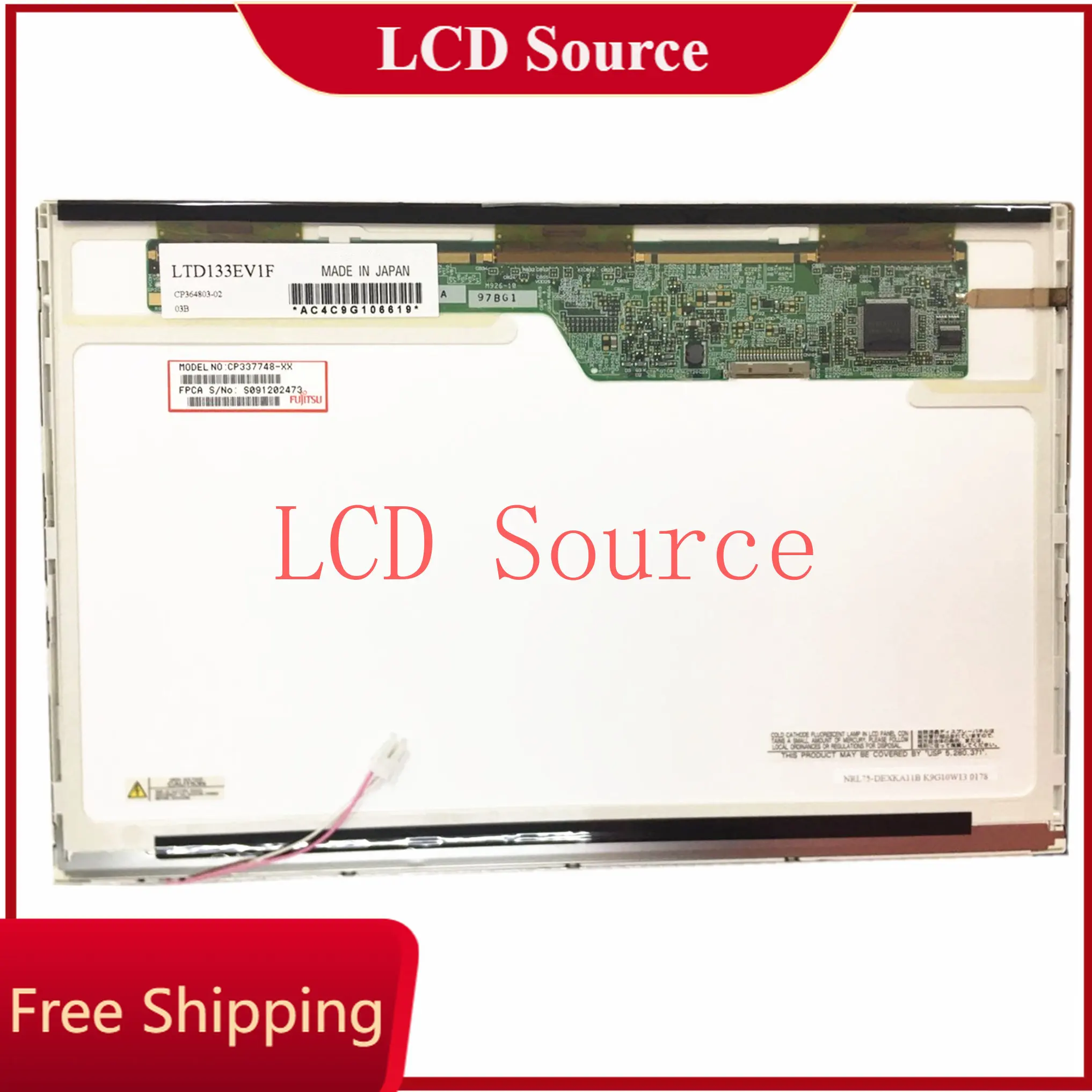 LTD133EV1F подходит для LT133DEVJK00 20-контактная Панель WXGA 1 ccfl Новый 1280x80 0 ЖК-экран