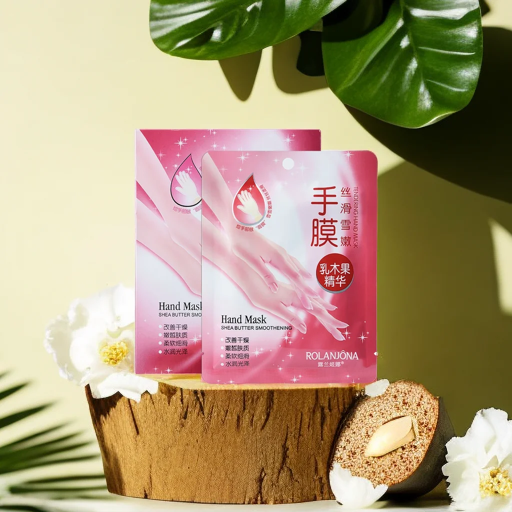 

5 пар = 10 шт. коллагеновых протеиновых конфет, экстракт фруктов Ши, увлажняющая отбеливающая маска для рук Spa