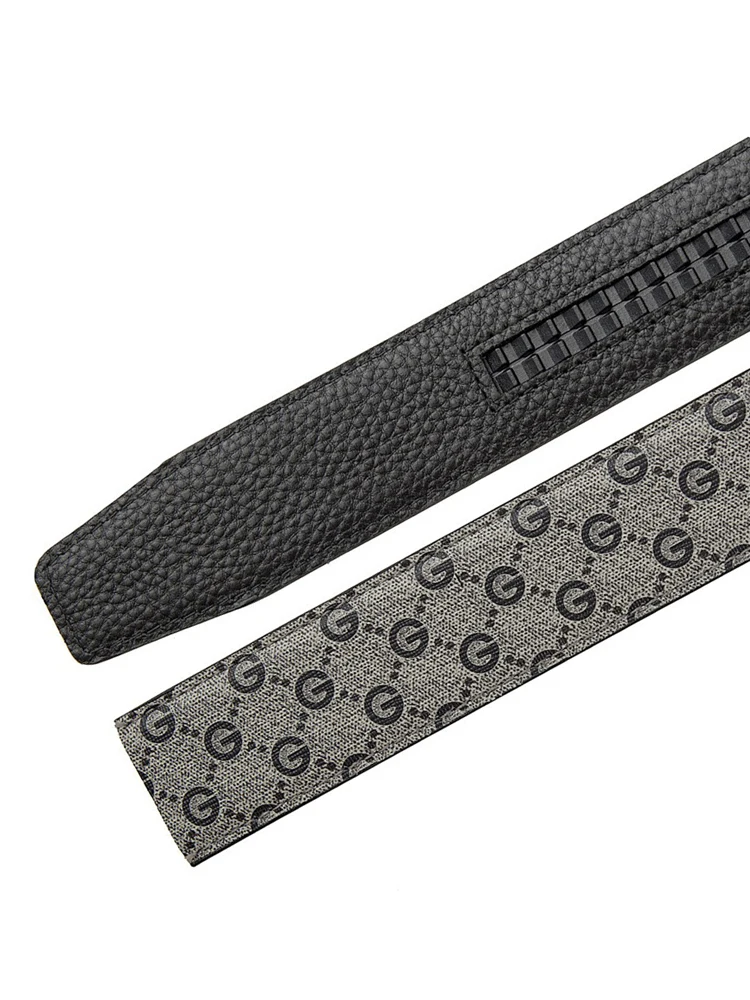 Ремень с автоматической пряжкой 3 5 см мужской ремень из натуральной кожи