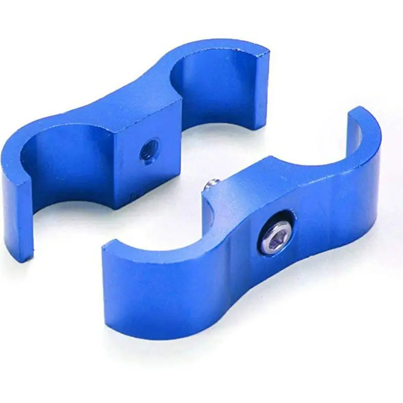 

Spring Clips Fuel Line Spring Clamp Dual AN12 24mm Braided Hose Separator Hose Pipe Clamp Steel Wire Tube Pipe Clip