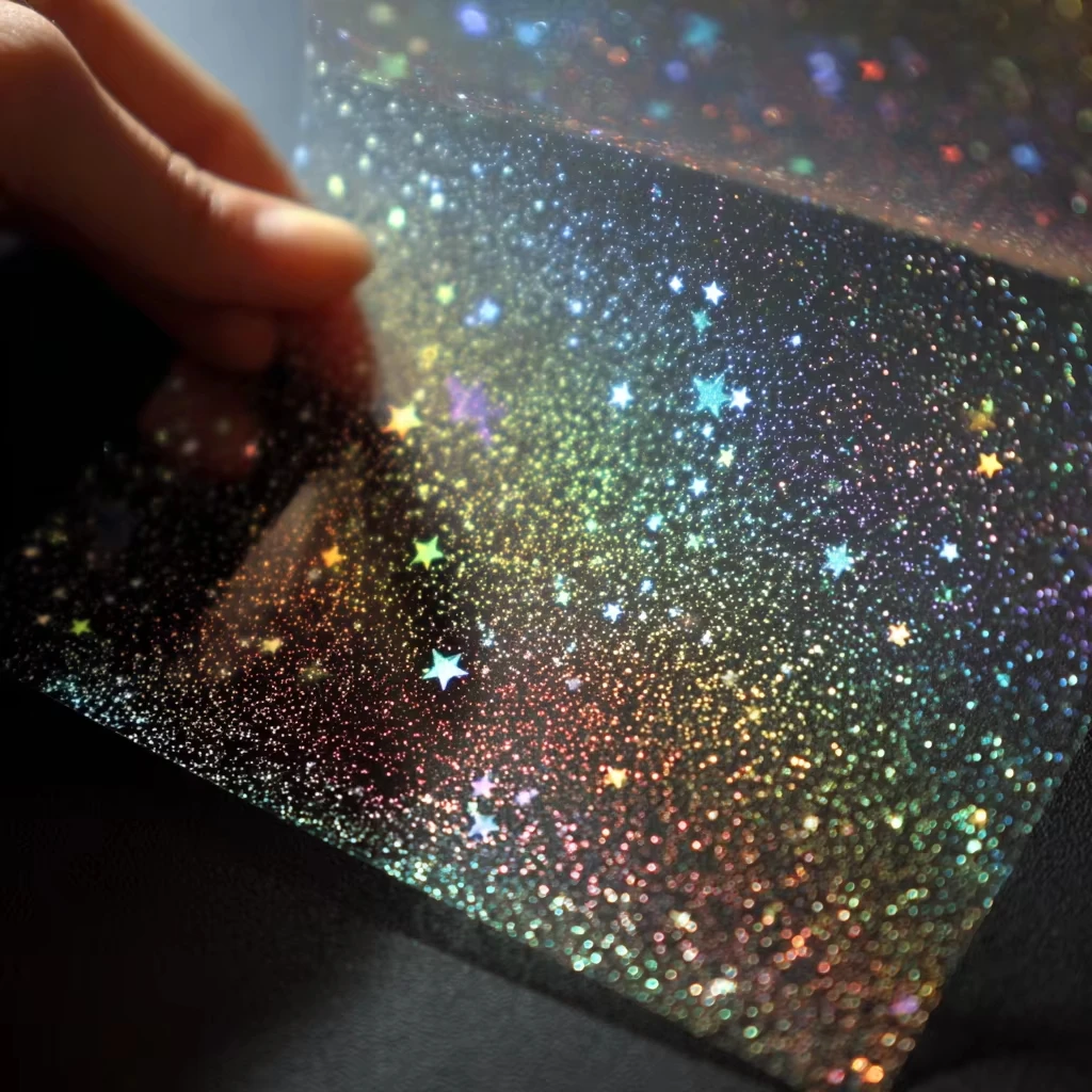 

Голографическая самоклеящаяся бумага для холодного ламинирования