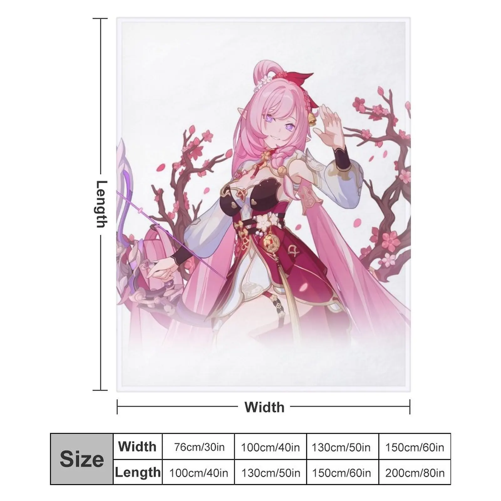 Honkai Impact 3rd Elysia Herrscher of Human Ego Персиковое весеннее одеяло в клетку на диване одеяла